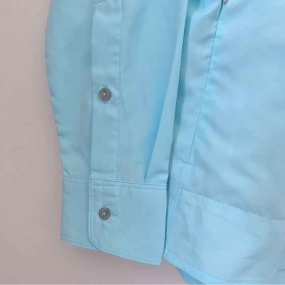 SIMMS Women's Fishing Isle Long Sleeve Shirt in Sea Breeze Outdoors Active NEW - Picture 11 of 16